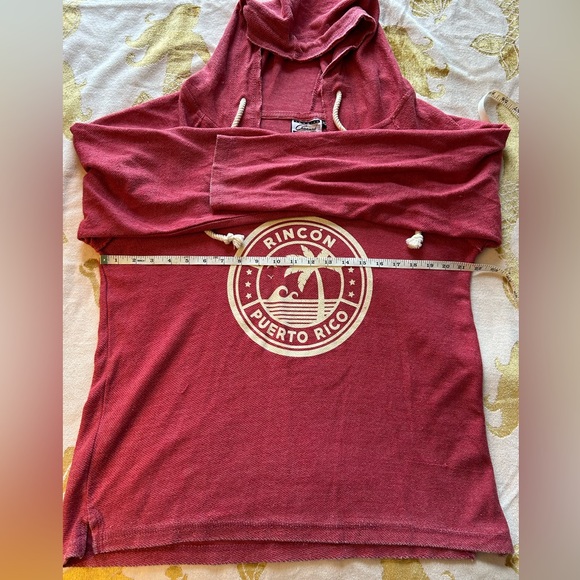 Women’s Coconut Creek “Rincon Puerto Rico” Hooded Pullover - Red - size XL - Picture 3 of 5